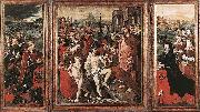 VERSPRONCK, Jan Cornelisz Triptych of the Micault Family France oil painting artist